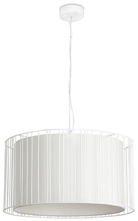 Φωτιστικό Οροφής Κρεμαστό Linda 29309 1xE27 15W White Faro Barcelona