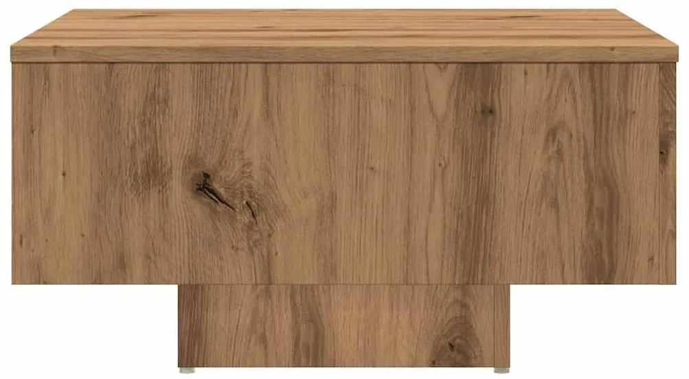 vidaXL Τραπεζάκι Σαλονιού Αρτισιανή Δρυς 60x60x31,5εκ Επεξεργασμ. Ξύλο