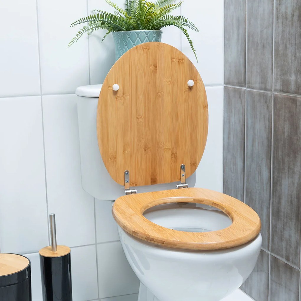 Καπάκι Λεκάνης (43x35) Estia Bamboo Essentials 02-13059