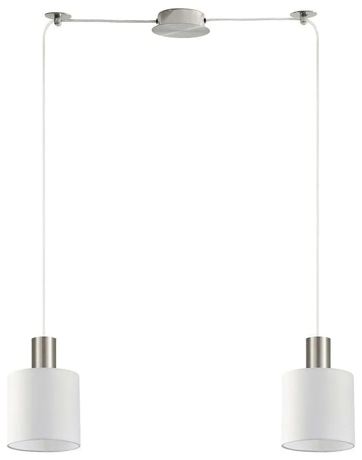 Φωτιστικό Οροφής Adept Tube 77-8417 50x15x300cm 2xE27 60W Nickel-White Homelighting