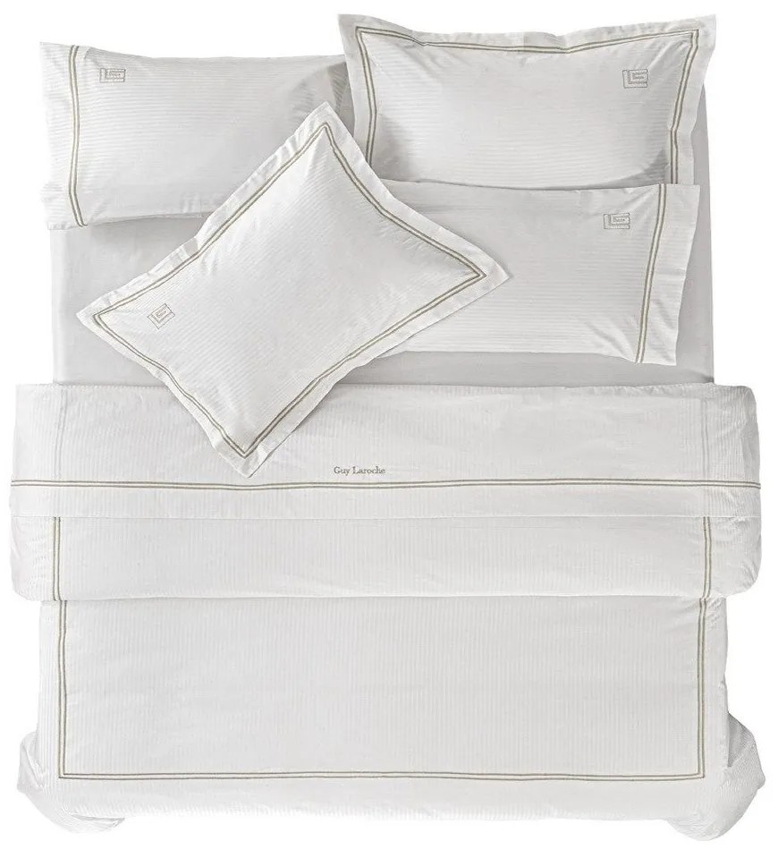 Παπλωματοθήκη Nice Beige Guy Laroche Queen Size 255x245cm 100% Βαμβακοσατέν
