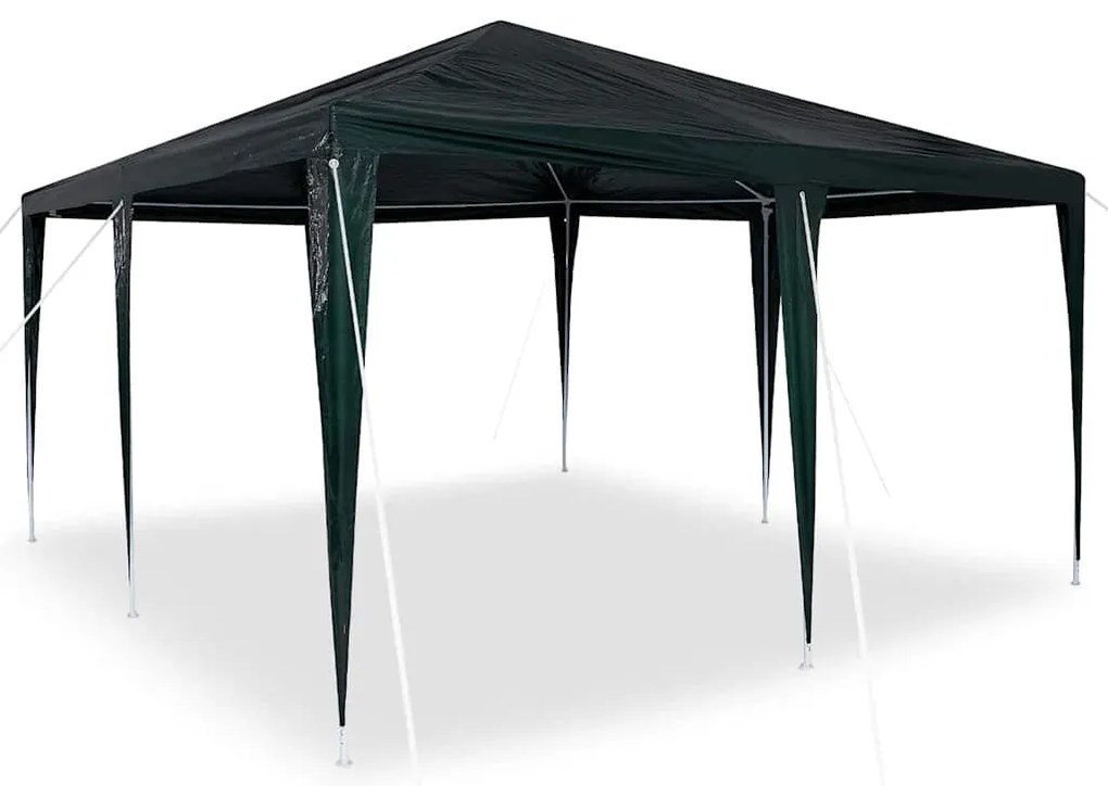 vidaXL Σκηνή Πάρτυ Πράσινο, Άσπρο 400 x 400 x 266 εκ