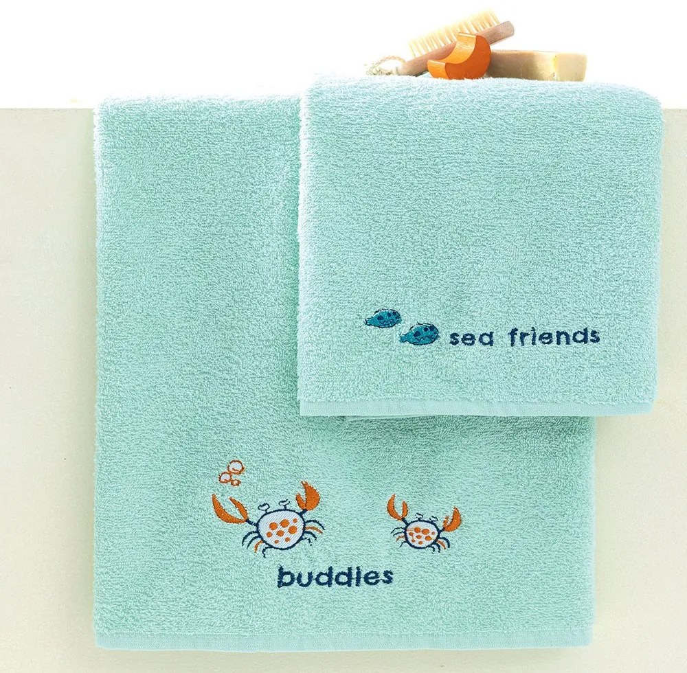 Πετσέτες Παιδικές Crabs (Σετ 2τμχ) Ciel Palamaiki Towels Set 100% Βαμβάκι