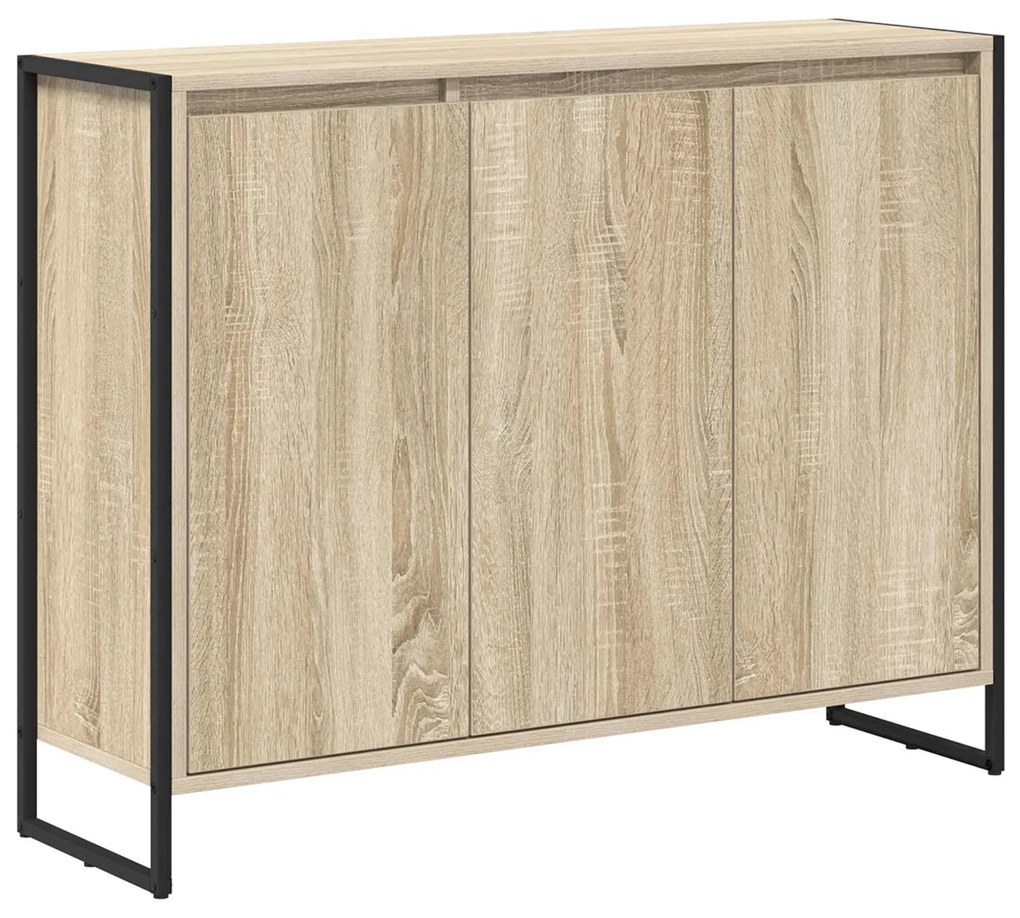 vidaXL Βοηθητικό ντουλάπι Σονόμα 96,5 x 30 x 75 εκ Επεξεργασμένο ξύλο