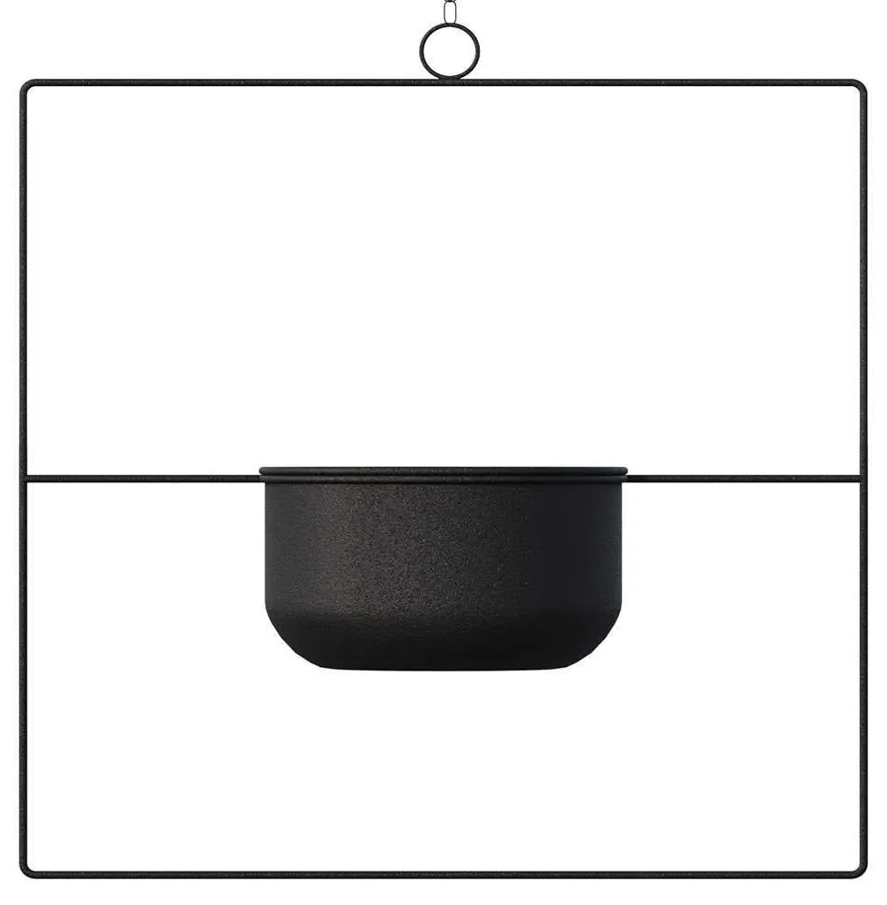 Κασπώ Κρεμαστό Pandantif 247HFM1209 40x17x40cm Black Aberto Design Μέταλλο