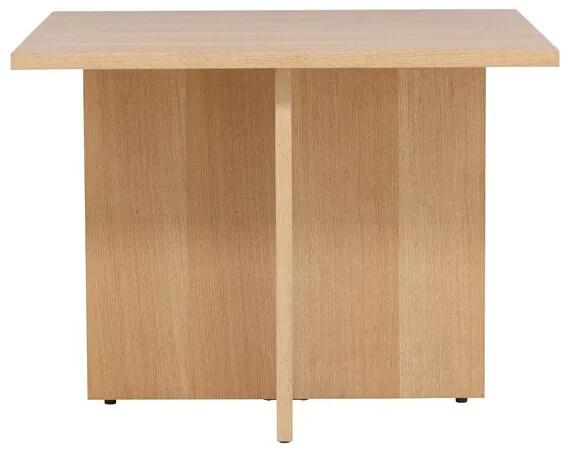 Τραπέζι Dallas 3747, Δρυς, 75x100x100cm, Ινοσανίδες μέσης πυκνότητας, Φυσικό ξύλο καπλαμά, Φυσικό ξύλο καπλαμά, Ινοσανίδες μέσης πυκνότητας
