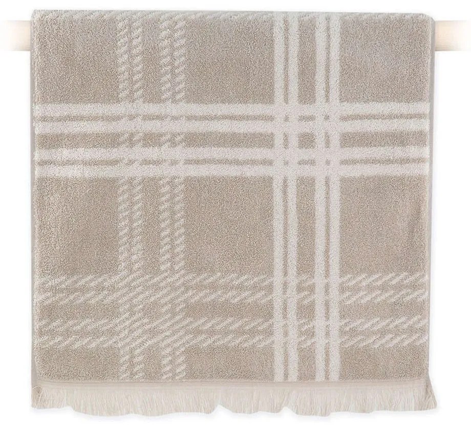 Πετσέτα William Beige Nef Nef Σώματος 70x140cm 100% Cotton