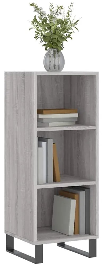vidaXL Ντουλάπι Γκρι sonoma 34,5x32,5x90εκ. από Επεξεργασμένο Ξύλο