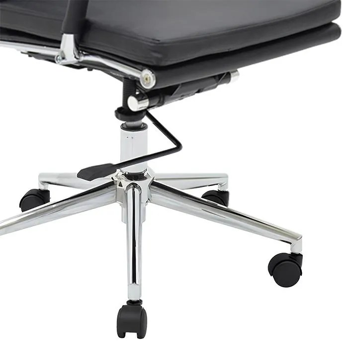 Καρέκλα γραφείου διευθυντή Tokyo μαύρο pu 55.5x52x108εκ 55.5x52x108 εκ.