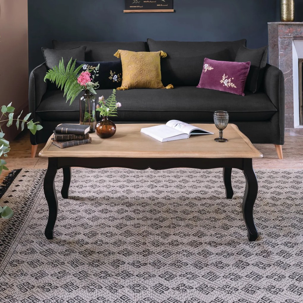 Τραπέζι Σαλονιού (110x60x45) A-S Chrysa Black 179070
