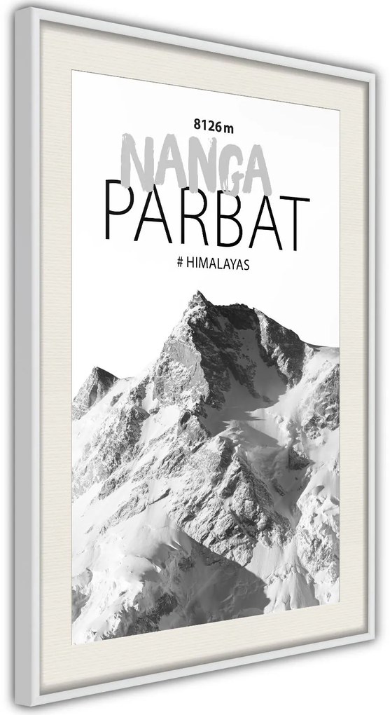 Αφίσα - Peaks of the World: Nanga Parbat - 20x30 - Χρυσό - Χωρίς πασπαρτού