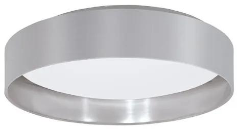 Eglo Κλασική Μεταλλική Πλαφονιέρα Οροφής με Ενσωματωμένο LED σε Ασημί χρώμα 38cm 99543