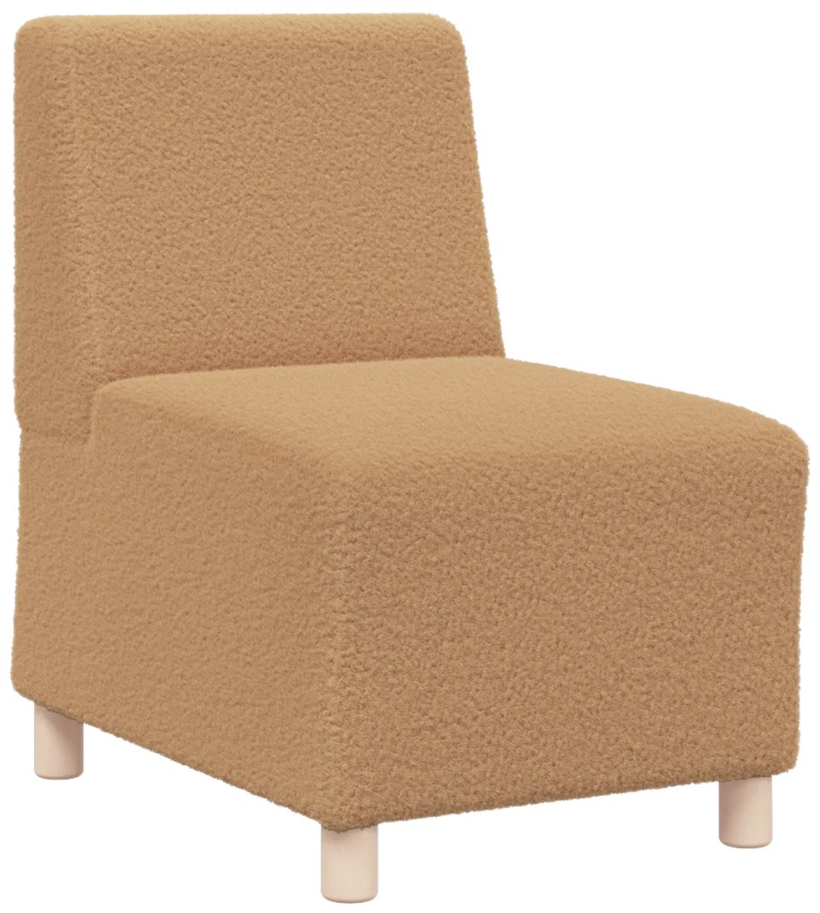 vidaXL Καθίσμα Σαλονιού 3 pcs Μπεζ 55 x 74 x 82 εκ. Βελούδο