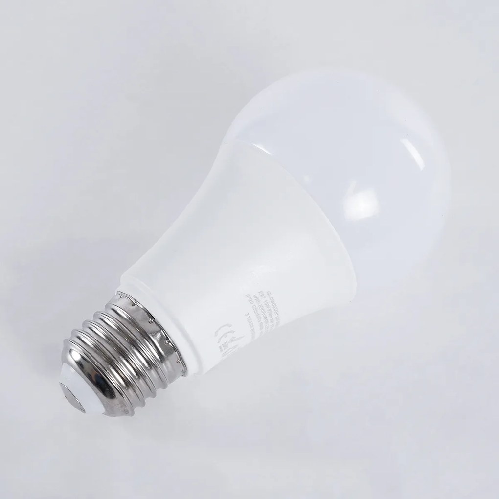 GloboStar 60056 Λάμπα LED E27 A60 Γλόμπος 10W 950lm 260° AC 175-265V IP20 Φ6 x Υ11cm Θερμό Λευκό 2700K με Αισθητήρα Κίνησης Micro Wave - 3 Χρόνια Εγγύηση