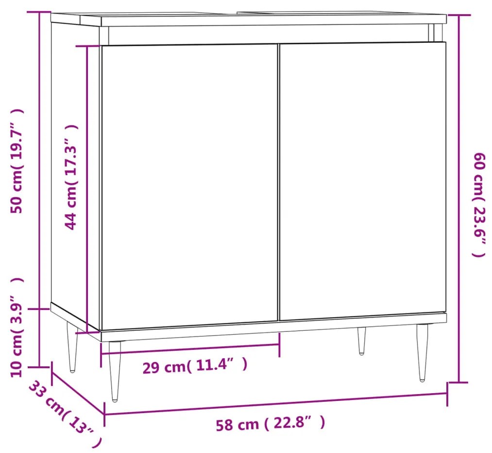 ΝΤΟΥΛΑΠΙ ΜΠΑΝΙΟΥ ΛΕΥΚΟ 58 X 33 X 60 ΕΚ. ΑΠΟ ΕΠΕΞΕΡΓΑΣΜΕΝΟ ΞΥΛΟ 831572