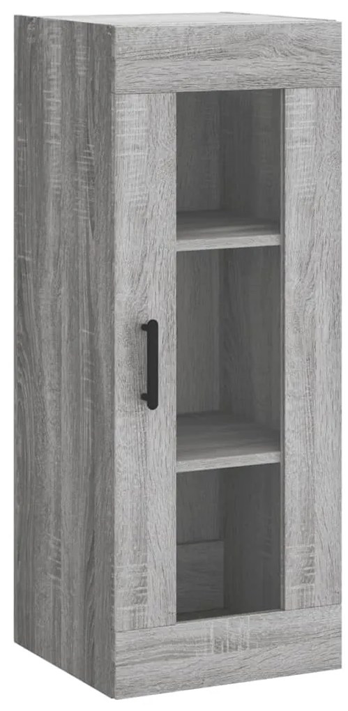 vidaXL Μπουφές Sonoma Γκρι 34,5 x 34 x 180 εκ. από Επεξεργασμένο Ξύλο