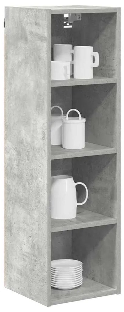vidaXL Κρεμαστό ντουλάπι Σκυρόδεμα Γκρι 30 x 29,5 x 100 εκ.