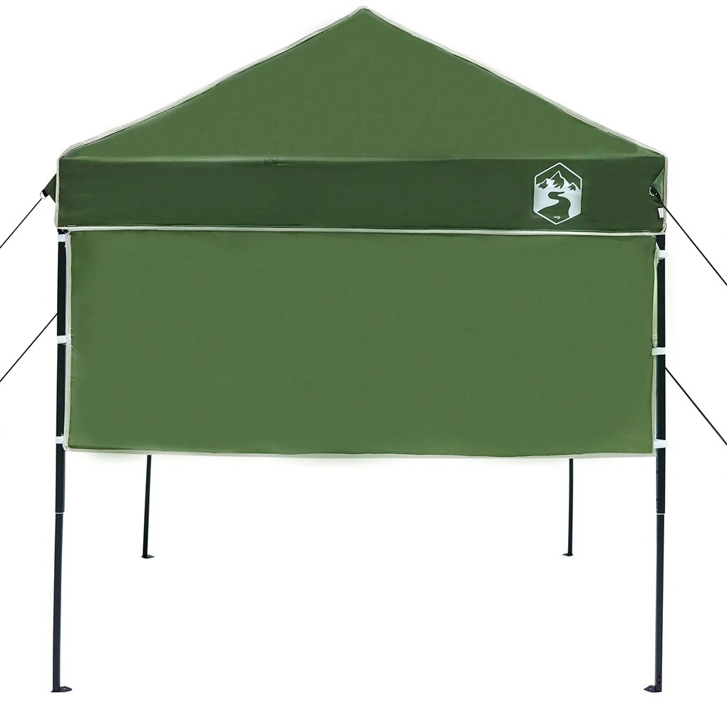 vidaXL Σκηνή Canopy Pop-up Πράσινο 200 x 200 cm ύφασμα