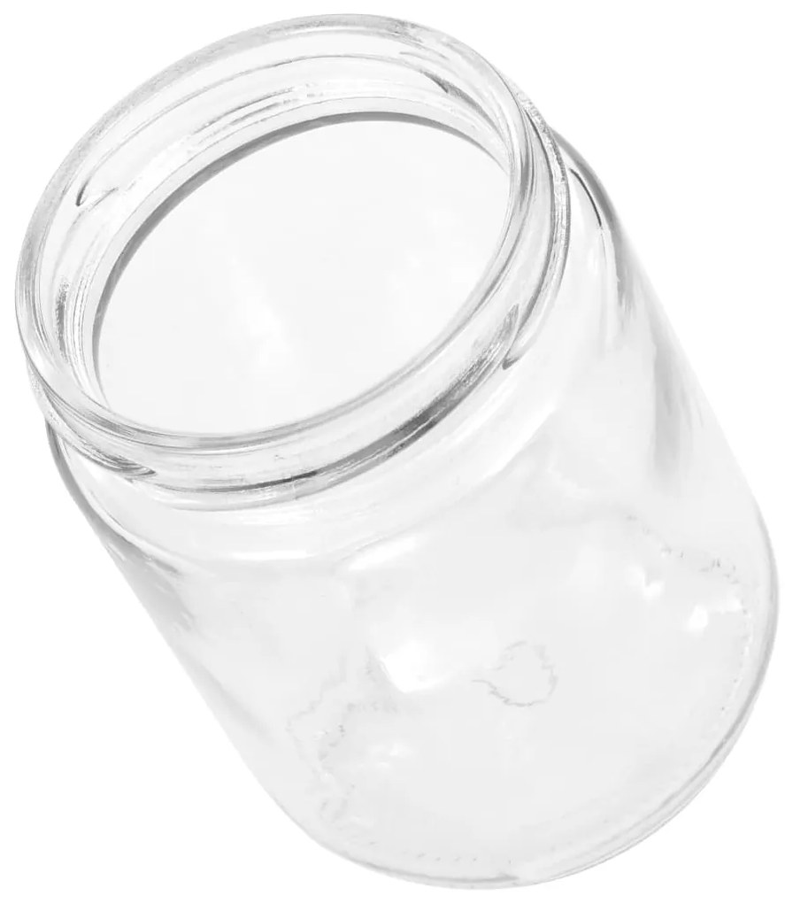 vidaXL Βάζα Μαρμελάδας 96 τεμ. 230 ml Γυάλινα με Χρυσά Καπάκια