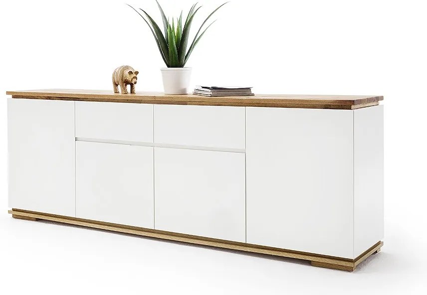 Μπουφές Μαύρη Λάκα 182x81x40