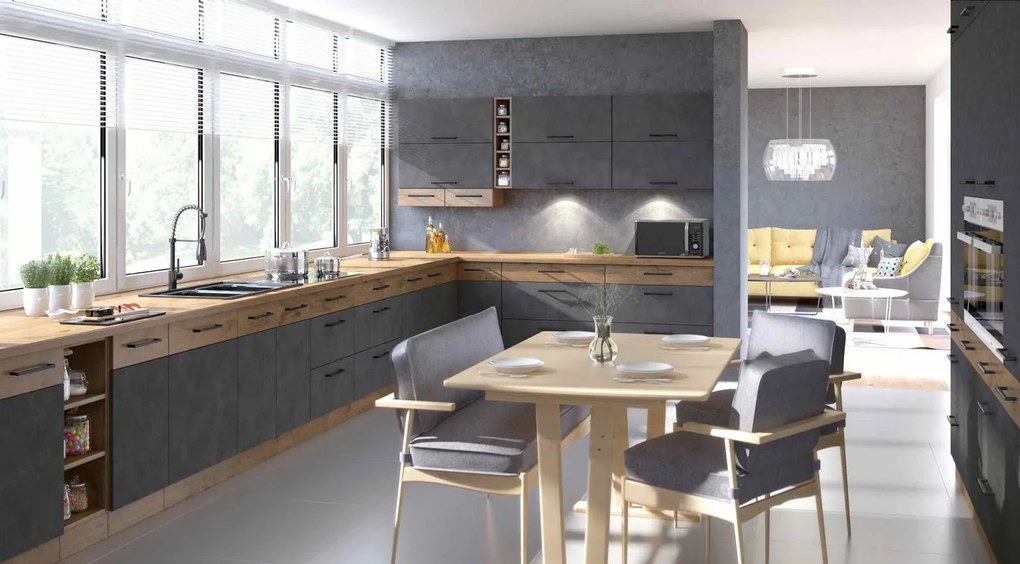 Επίτοιχο ντουλάπι με ράφια Virgo 30 γωνιακό