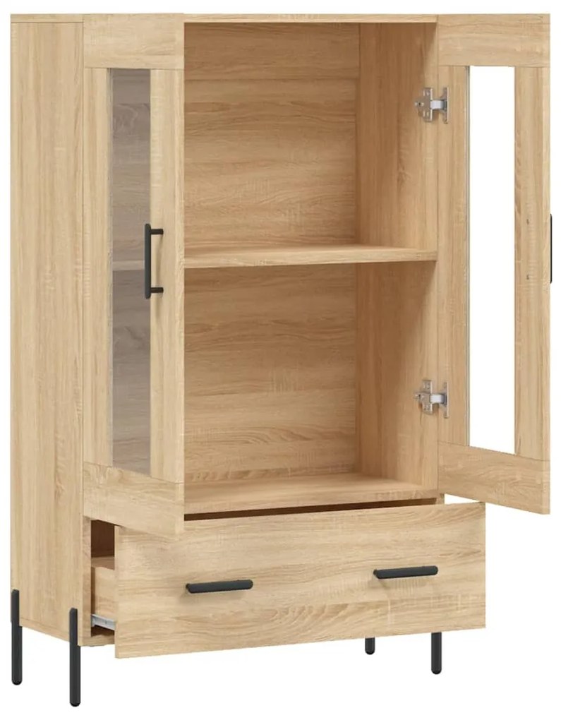 vidaXL Ντουλάπα Sonoma Δρυς 69,5 x 31 x 115 εκ. από Επεξεργασμένο Ξύλο