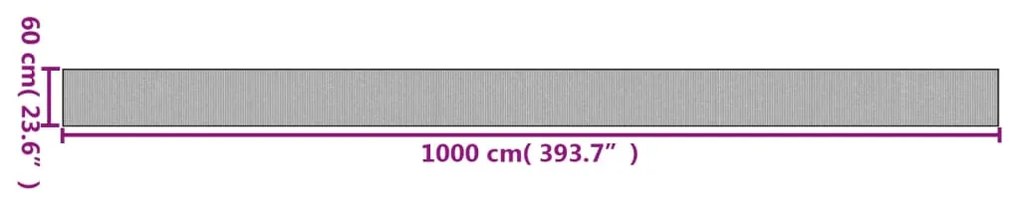 ΧΑΛΙ ΟΡΘΟΓΩΝΙΟ ΣΚΟΥΡΟ ΚΑΦΕ 60 X 1000 ΕΚ. ΜΠΑΜΠΟΥ 376863