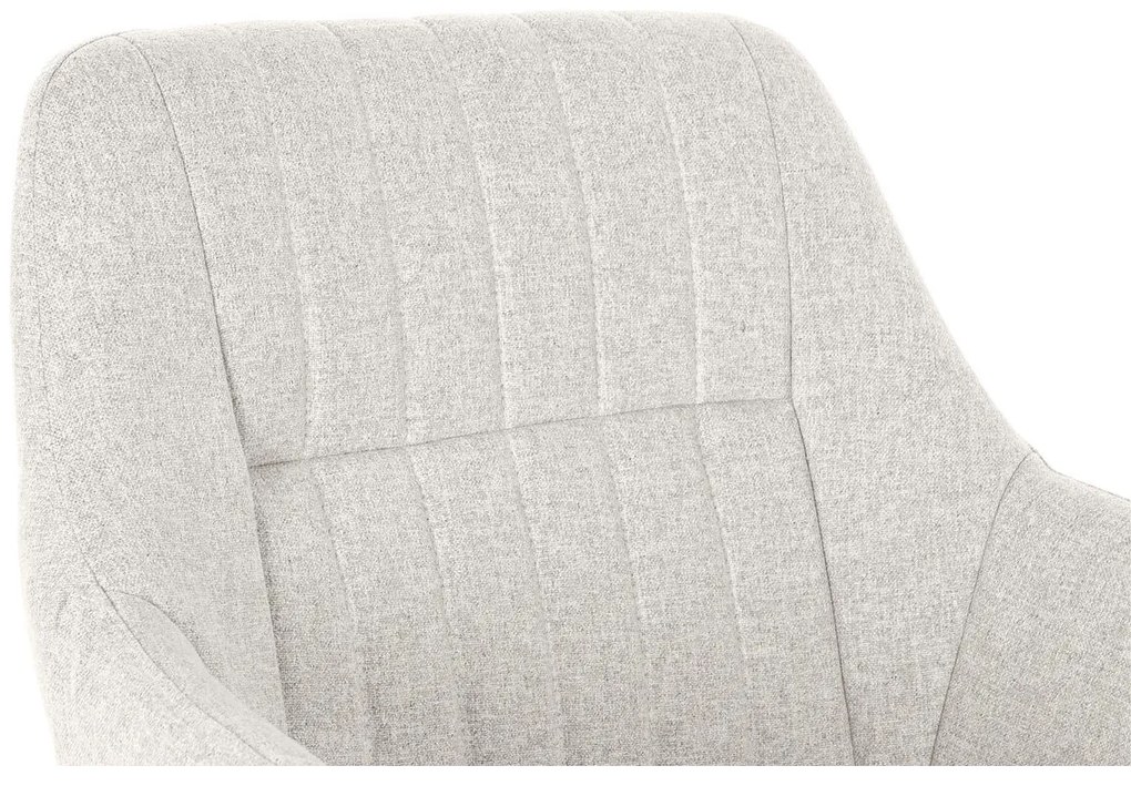 Καρέκλα DKD Home Decor Μπεζ πολυεστέρας Μέταλλο 59,5 x 60,5 x 78 cm