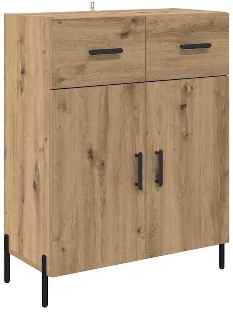 vidaXL Highboard Artisan Oak 69,5 x 32,5 x 180 εκ Επεξεργασμένο ξύλο