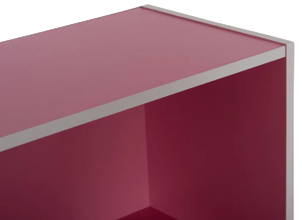 ΡΑΦΙΕΡΑ ΤΟΙΧΟΥ CUBICON HM9941.06 ΡΟΖ-ΛΕΥΚΗ ΜΕΛΑΜΙΝΗ 38,5x23,5x80Υεκ.