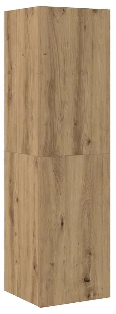 vidaXL Ντουλάπι τηλεόρασης Artisan Oak 30,5x30x110 cm Ξύλινη κατασκευή