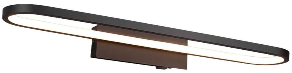 Φωτιστικό Τοίχου - Απλίκα Gianni 283779132 22W Led 60x8x15cm Black Mat Trio Lighting Metal