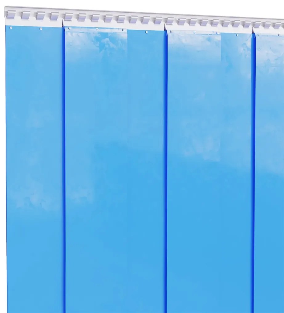 vidaXL Λωριδοκουρτίνα Μπλε 25 μ. 200 χιλ. x 1,6 χιλ. από PVC