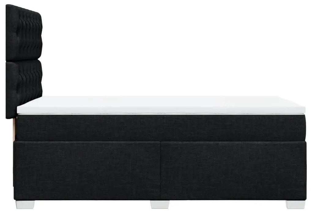 ΚΡΕΒΑΤΙ BOXSPRING ΜΕ ΣΤΡΩΜΑ ΜΑΥΡΟ 90X190 ΕΚ.ΥΦΑΣΜΑΤΙΝΟ 3290352