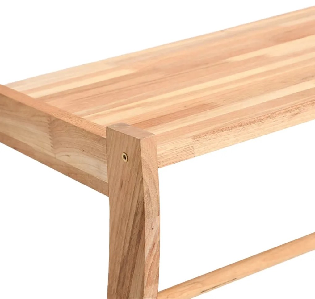 vidaXL Κρεμάστρα για Πετσέτες 60x25,5x49 εκ. από Μασίφ Ξύλο Καρυδιάς
