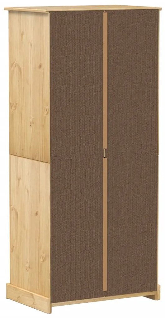 vidaXL Ντουλάπα Corona 76x50x170 εκ. από Μασίφ Ξύλο Πεύκου
