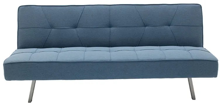 Καναπές-κρεβάτι Travis pakoworld 3θέσιος με ύφασμα ανοικτό μπλε 175x83x74εκ