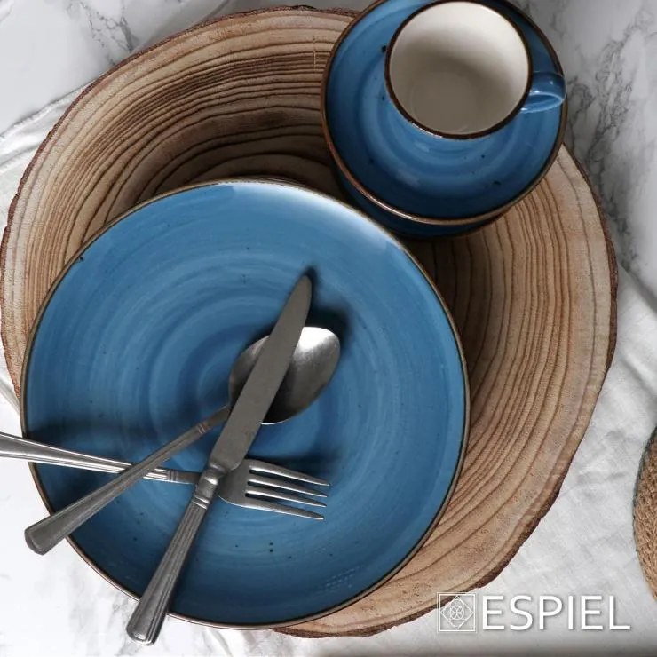 Terra Blue Πιάτο Nordic/Step ρηχό 21εκ.