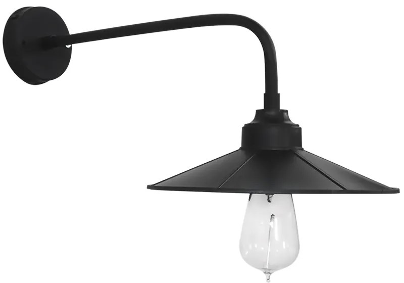 Απλίκα Τοίχου Heronia Petra 31-0599 Black