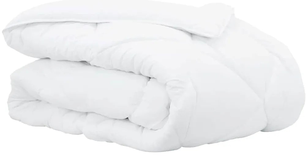 vidaXL Χειμερινό Παπλωματοθήκη Λευκό 240 x 222 x 5 εκ. Πολυεστέρας