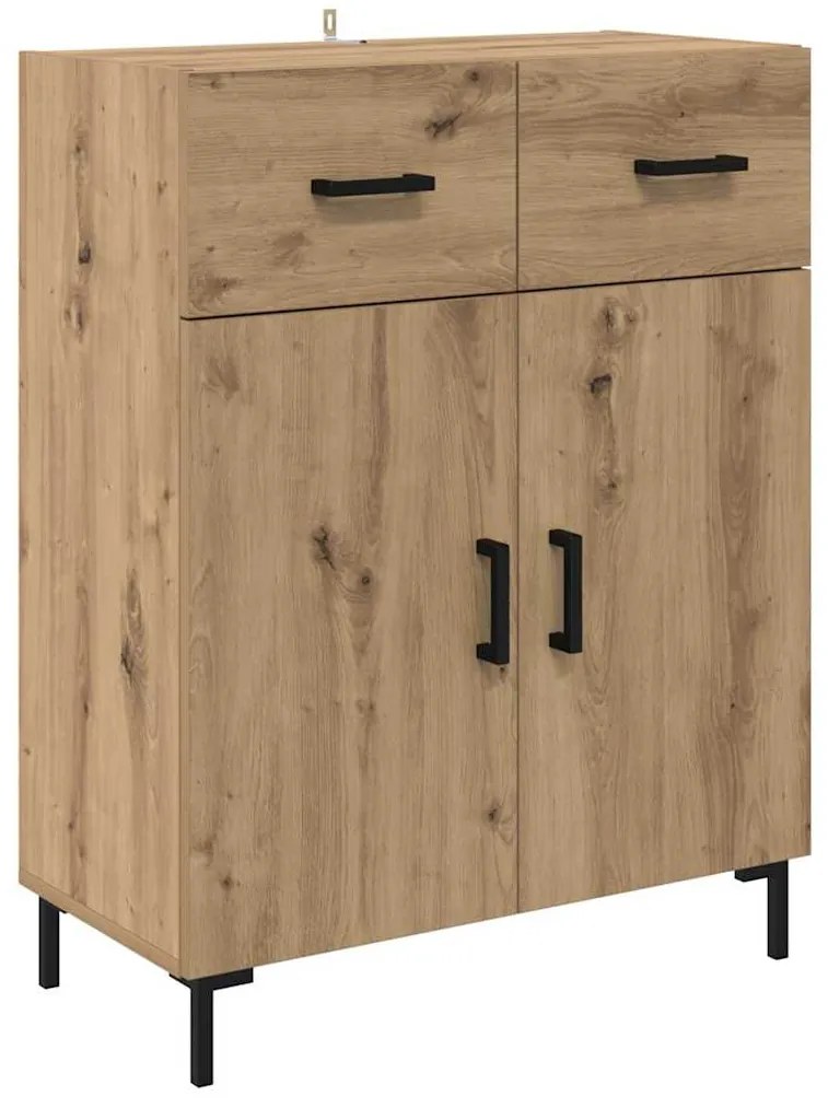 vidaXL Highboard Artisan Oak 69,5 x 34 x 180 εκ. Επεξεργασμένο ξύλο