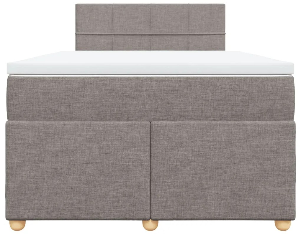 ΚΡΕΒΑΤΙ BOXSPRING ΜΕ ΣΤΡΩΜΑ TAUPE 120X200 ΕΚ. ΥΦΑΣΜΑΤΙΝΟ 3288951