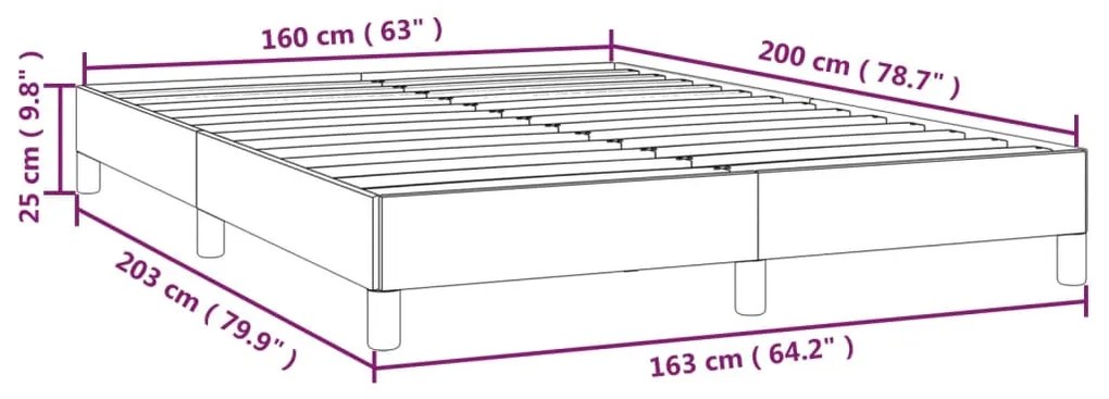 ΠΛΑΙΣΙΟ ΚΡΕΒΑΤΙΟΥ ΚΑΠΟΥΤΣΙΝΟ 160X200 ΕΚ. ΑΠΟ ΣΥΝΘΕΤΙΚΟ ΔΕΡΜΑ 346915