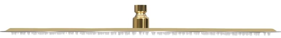 vidaXL Κεφαλή Nτους Βροχή Στρογγυλή Χρυσή 50 εκ. από Ανοξείδωτο Ατσάλι