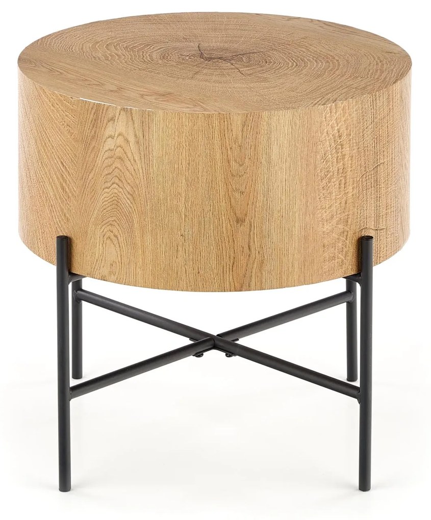 BROOKLYN-S c. table natural oak / black DIOMMI V-CH-BROOKLYN-S-LAW