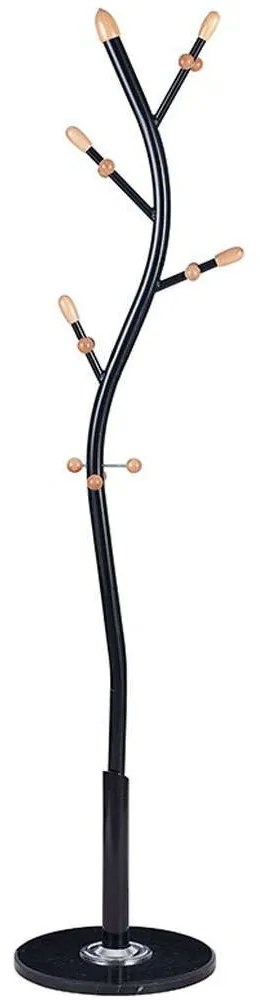 Καλόγερος Sergio 226-000019 Φ37x171cm Natural-Black Μέταλλο