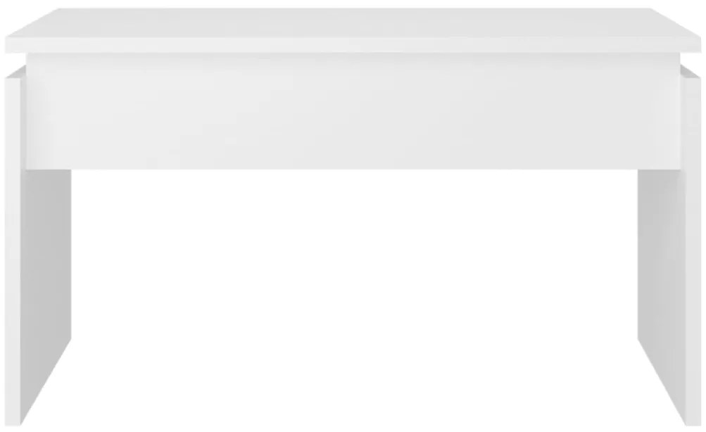 vidaXL Τραπεζάκι Σαλονιού Λευκό 68 x 50 x 38 εκ. από Επεξ. Ξύλο