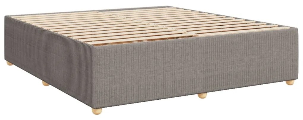 ΚΡΕΒΑΤΙ BOXSPRING ΜΕ ΣΤΡΩΜΑ TAUPE 180X200 ΕΚ. ΥΦΑΣΜΑΤΙΝΟ 3294453