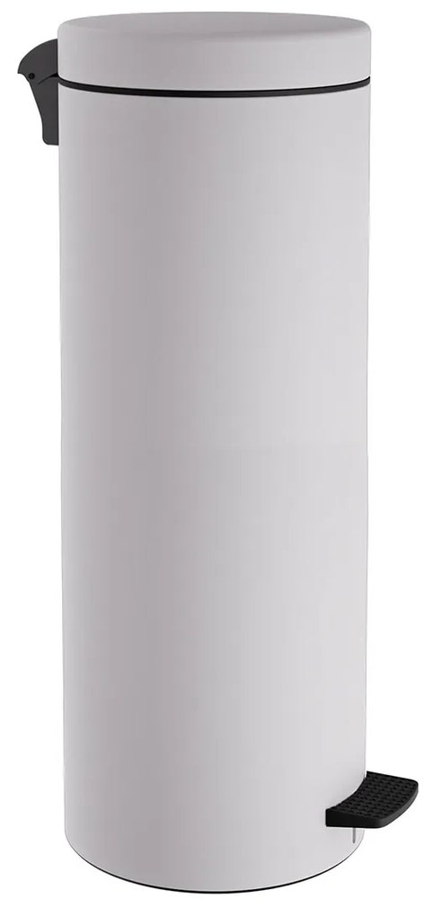 Κάδος Απορριμμάτων (Φ25x65) Pam &amp; Co 30lt 2565-033 Matt White