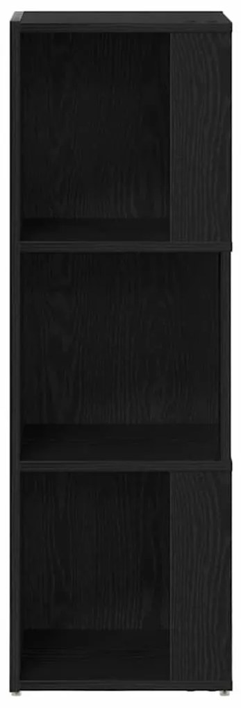 vidaXL Γωνιακά ράφια Μαύρη δρυς 33 x 33 x 100 cm Επεξεργασμένο ξύλο